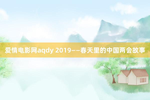 爱情电影网aqdy 2019——春天里的中国两会故事